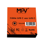 Cable USB C vers USB C MPV - Vignette | E-VAPS Boutiques